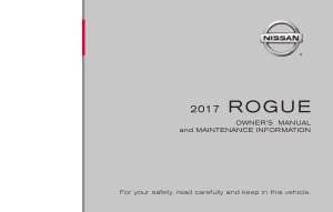 2017 Nissan ROGUE LC2F Kai Navigation Manual